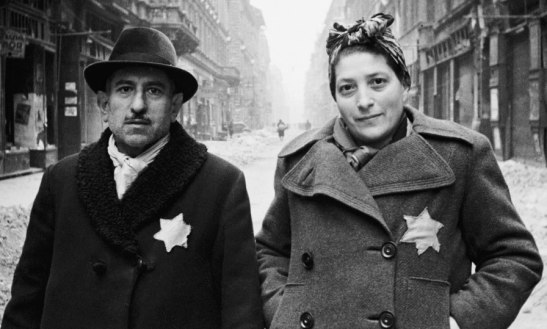 A Jewish couple in Budapest in 1944.