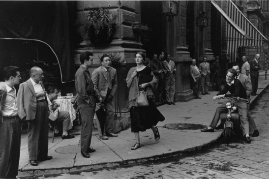 An American Girl in Italy, 1951, (c) Ruth Orkin, courtesy of the Ruth Orkin Photo Archive