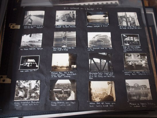 As this page from an early scrapbook shows, Ruth Orkin was curious from a young age
