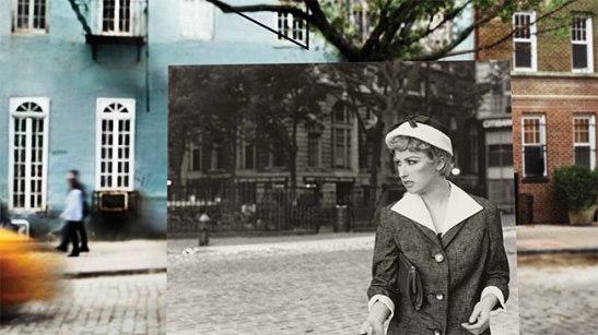 One of Cindy's Sherman's iconic film stills was photographed on Jane Street in the West Village. Image (c) Peter Funch.