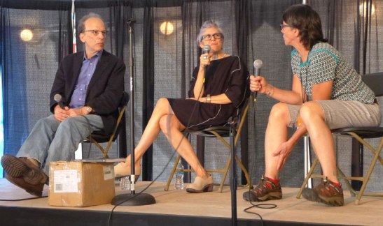 Fred Ritchin, Penelope Umbrico and Rita Leistner discuss how photography is meeting the digital revolution. Photo (c) Sarah Coleman