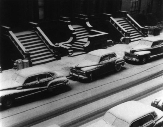 White Stoops, New York, 1952 by Ruth Orkin