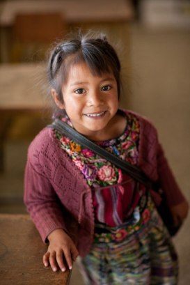 In rural Guatemala, forced marriage and domestic violence are common. This young girl attends Opening Opportunities, a UNPFA program designed to teach girls the value of education. Image (c) Mark Tuschman