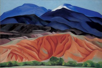 Black Mesa Landscape, New Mexico / Out Back of Marie's II, 1930, by Georgia O'Keeffe