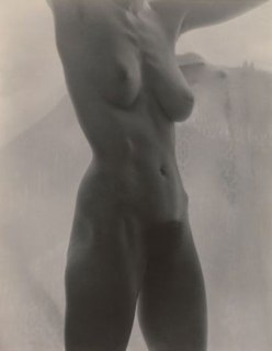 Georgia O'Keeffe, Nude Torso, Arms Raised, by Alfred Stieglitz, 1918
